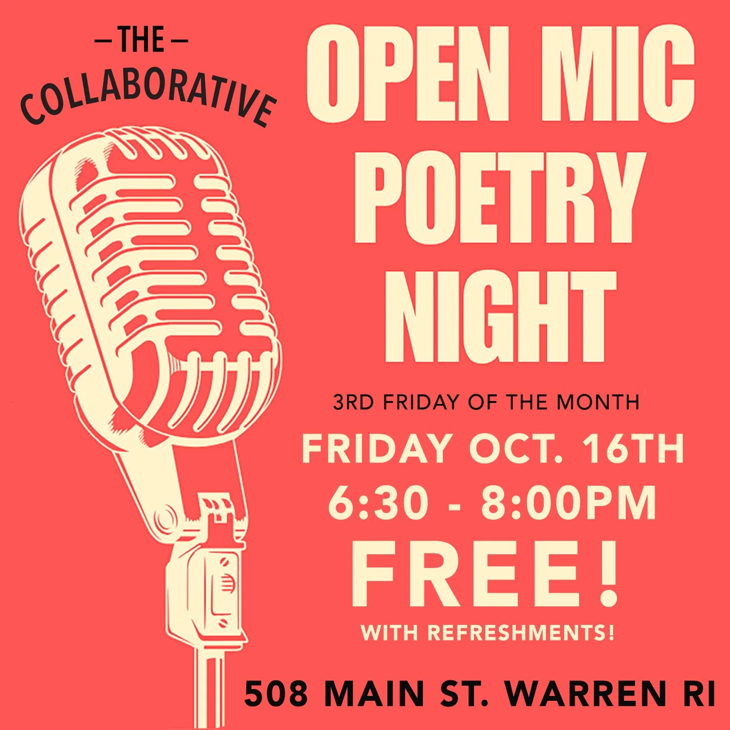 Open Mic Poetry Night 
