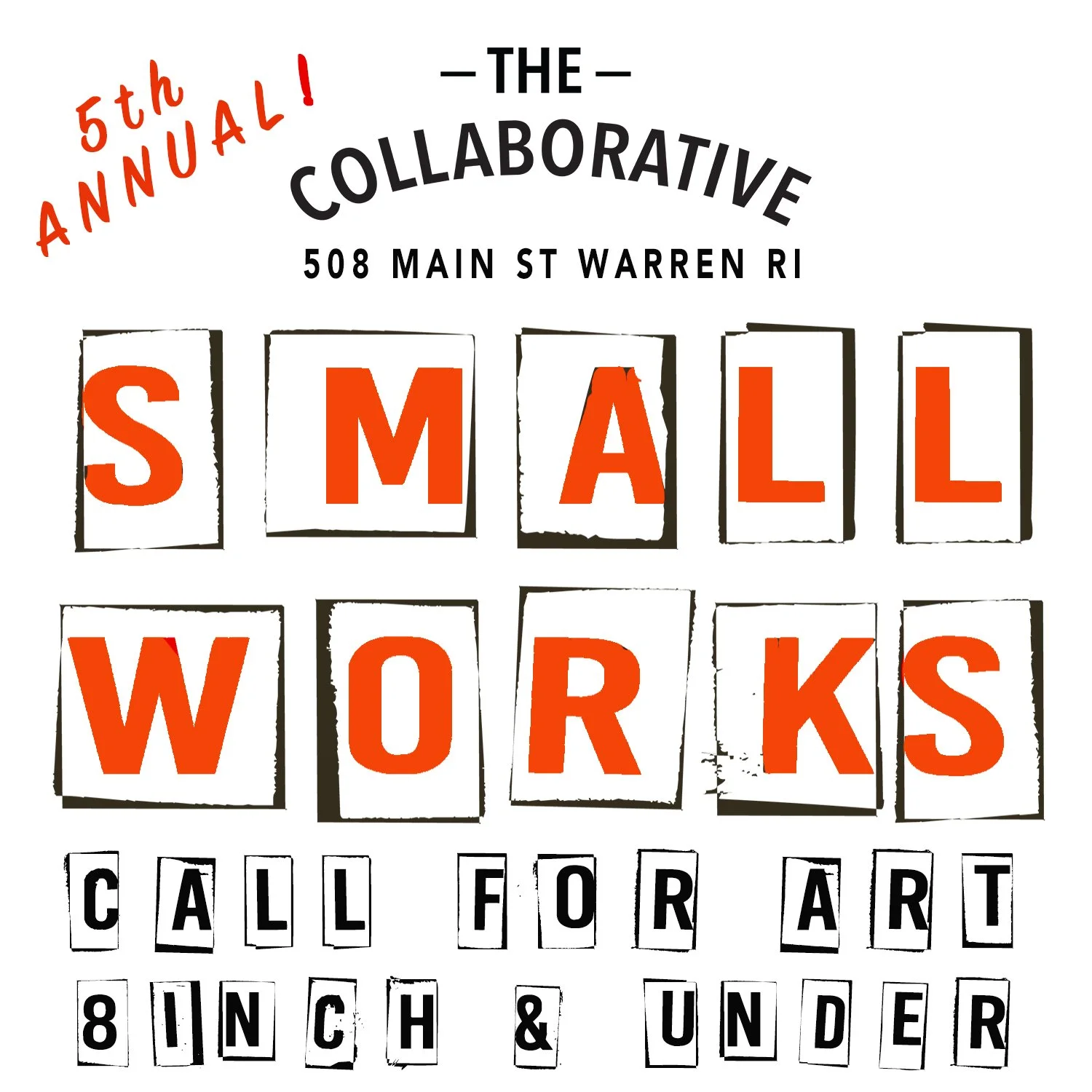 Small Works - deadline for Call for Art