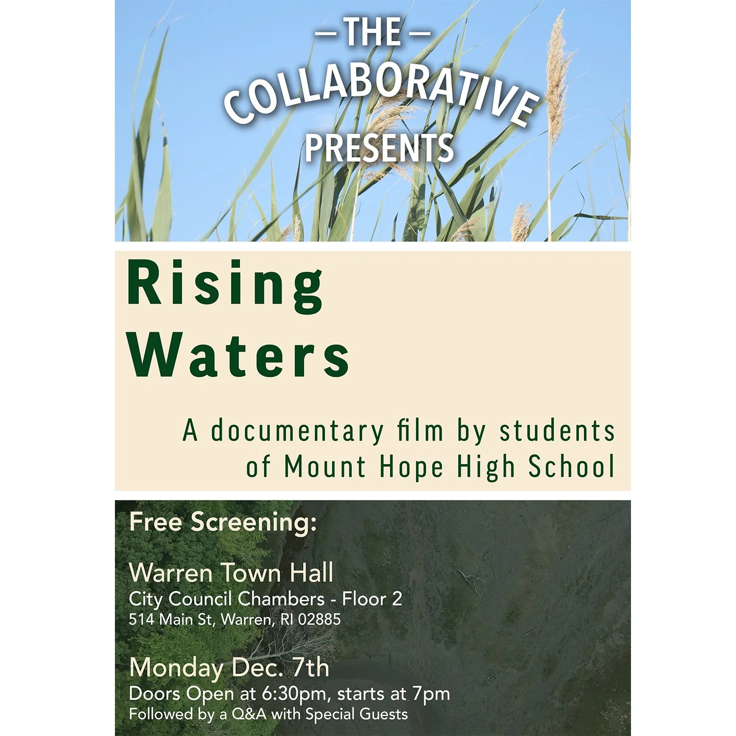 ‘Rising Waters’ Screening at Warren Town Hall