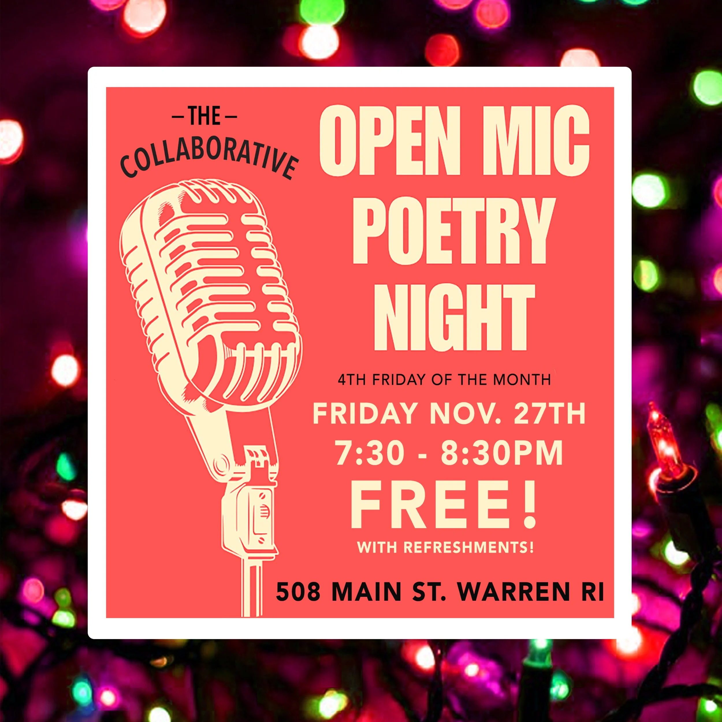 Open Mic Poetry Night 