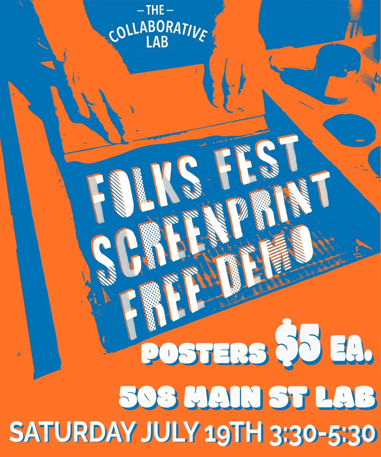 Folks Fest 9 Screen Print Demo — The Collaborative