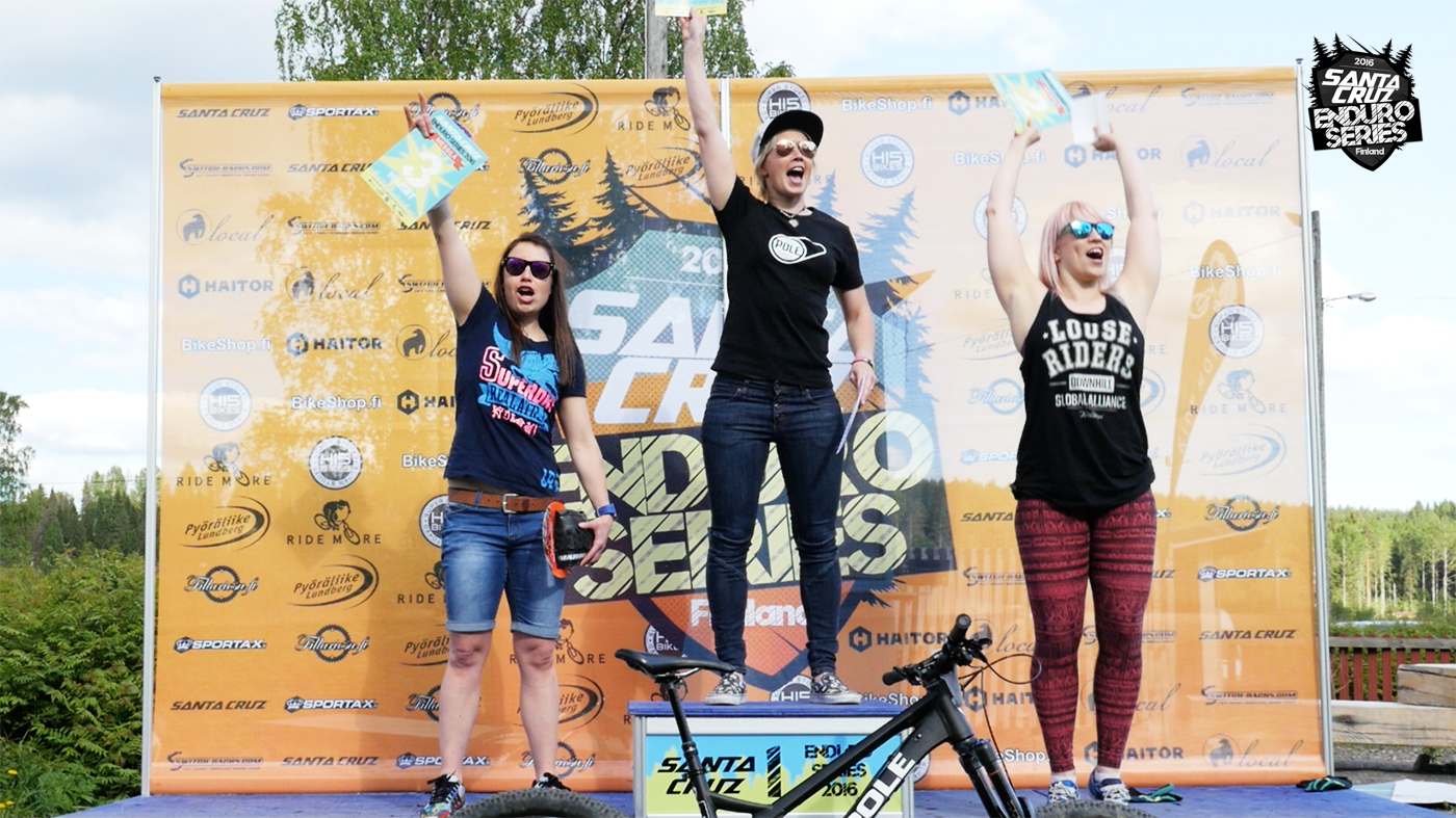 3.Suvi vacker, 1. Kaisa härkönen, 2. salla oksanen