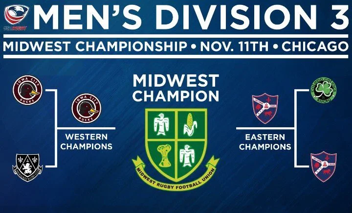 The Ducks will face the Fort Wayne Rugby Club in Chicago on Nov. 11 for the Division 3 Midwestern Championship.