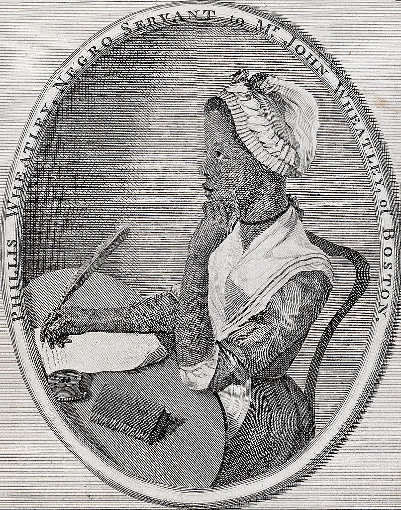 “To S.M., a young African painter, on seeing his works,” in a copy of her 1773 edition of Poem On Various Subjects, Religious And Moral. PHILLIS WHEATLEY
