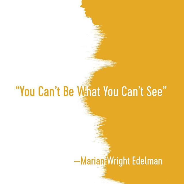 Such an unsettling but on point quote. So very thankful for those that broke the barriers that allowed us to follow our dreams and helped us see a way. #marianwrightedelman #homecoming #representationmatters
