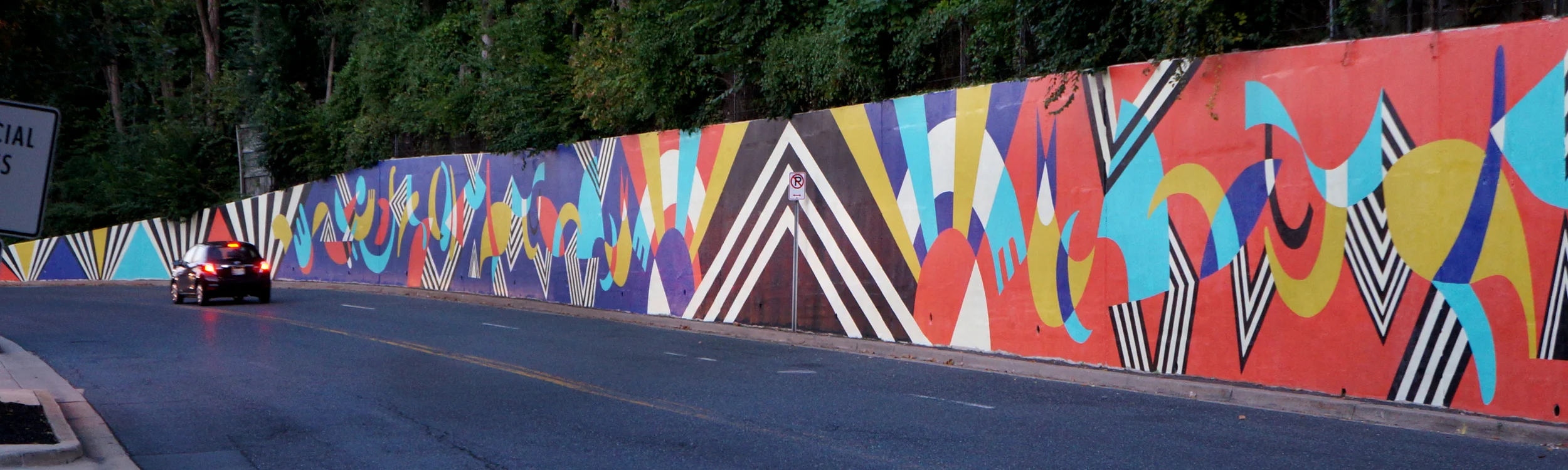 Paint The Town Mural Project Bethesda Md Jessie And Katey