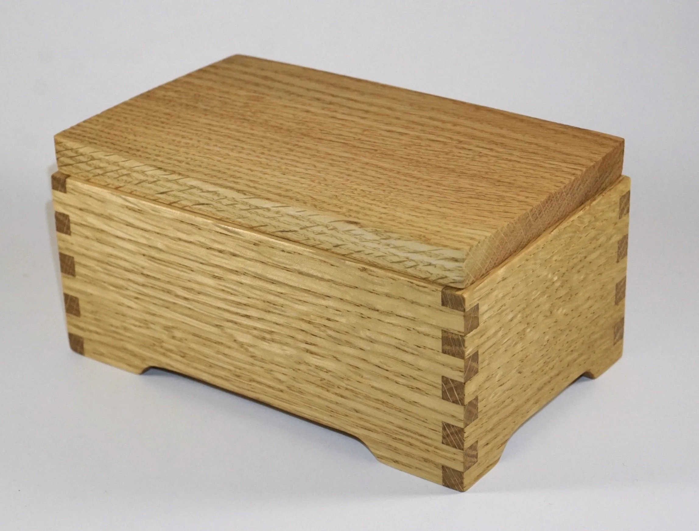 Keepsake Box - Red Oak