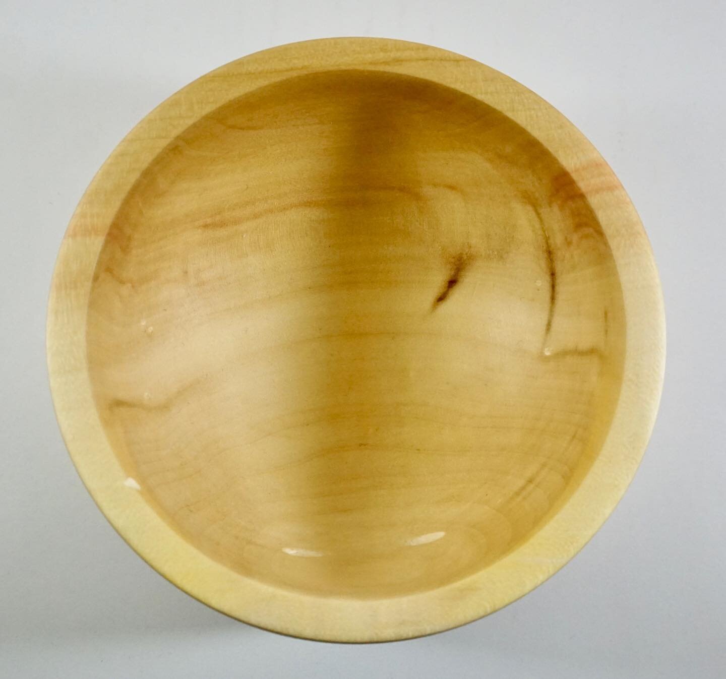 Flaws give character. Evidence of life in nature gives natural beauty. Wood can be full of wonderful discoveries, as in this bowl. Grain patterns that show how the tree grew. Worm holes from &ldquo;guests&rdquo; (do you consider these features or &ld