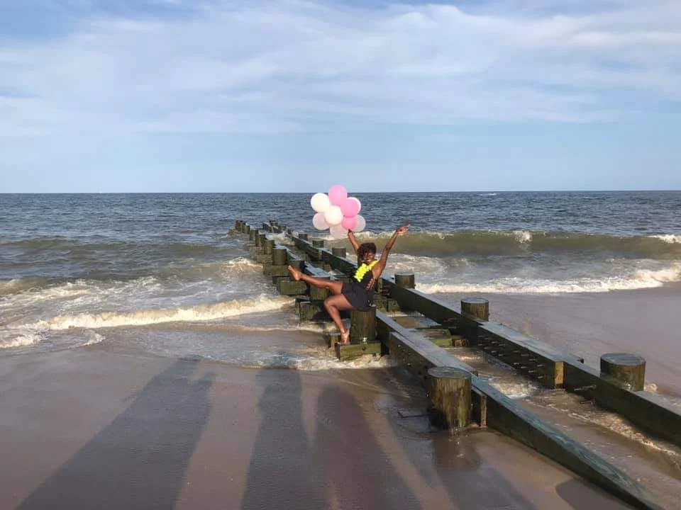 August 2018: For my birthday in August, family and friends joined me for a beach party. It was such a fun way to celebrate.