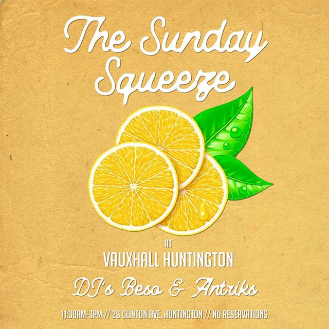 This past week marked 3 years at @vauxhall_huntington playing deep cuts on Sundays. Today we&rsquo;re unveiling a new name and we&rsquo;re bringing in a special guest to help ring in the occasion! Be sure to get the last bit of juice out of your week