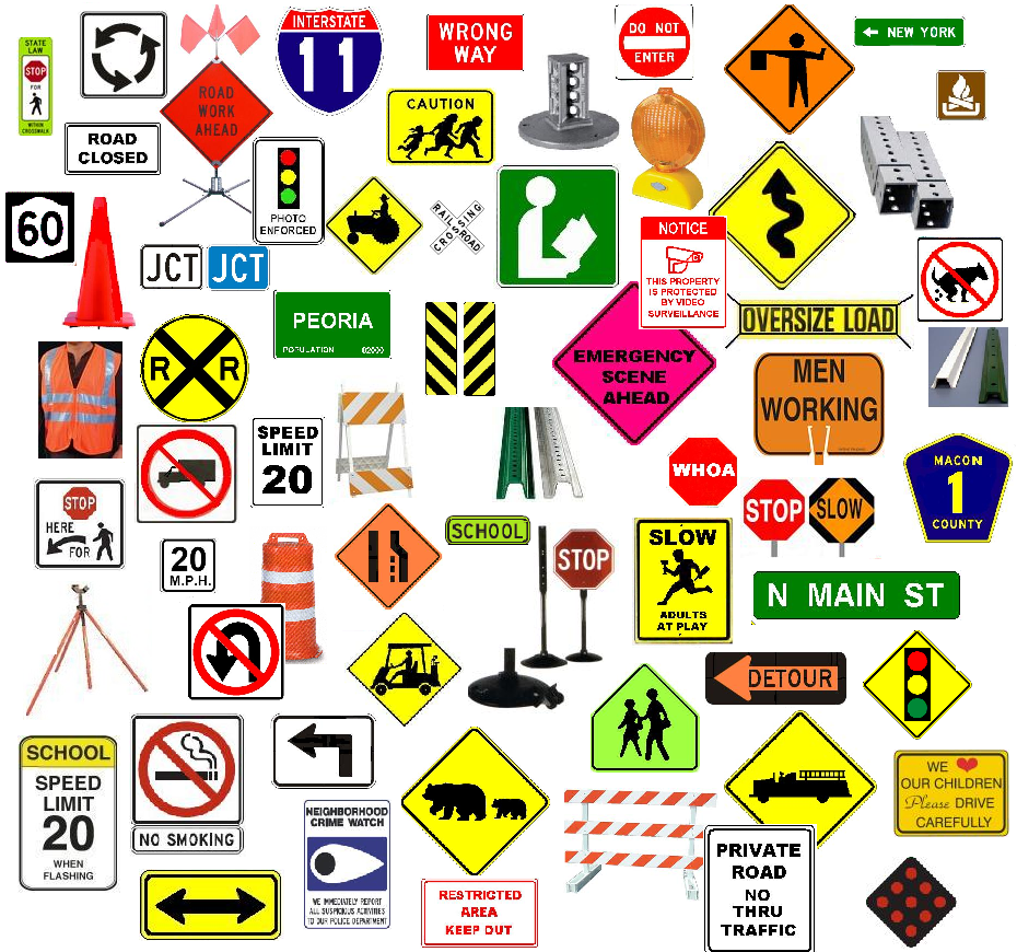 Traffic Sign Collage