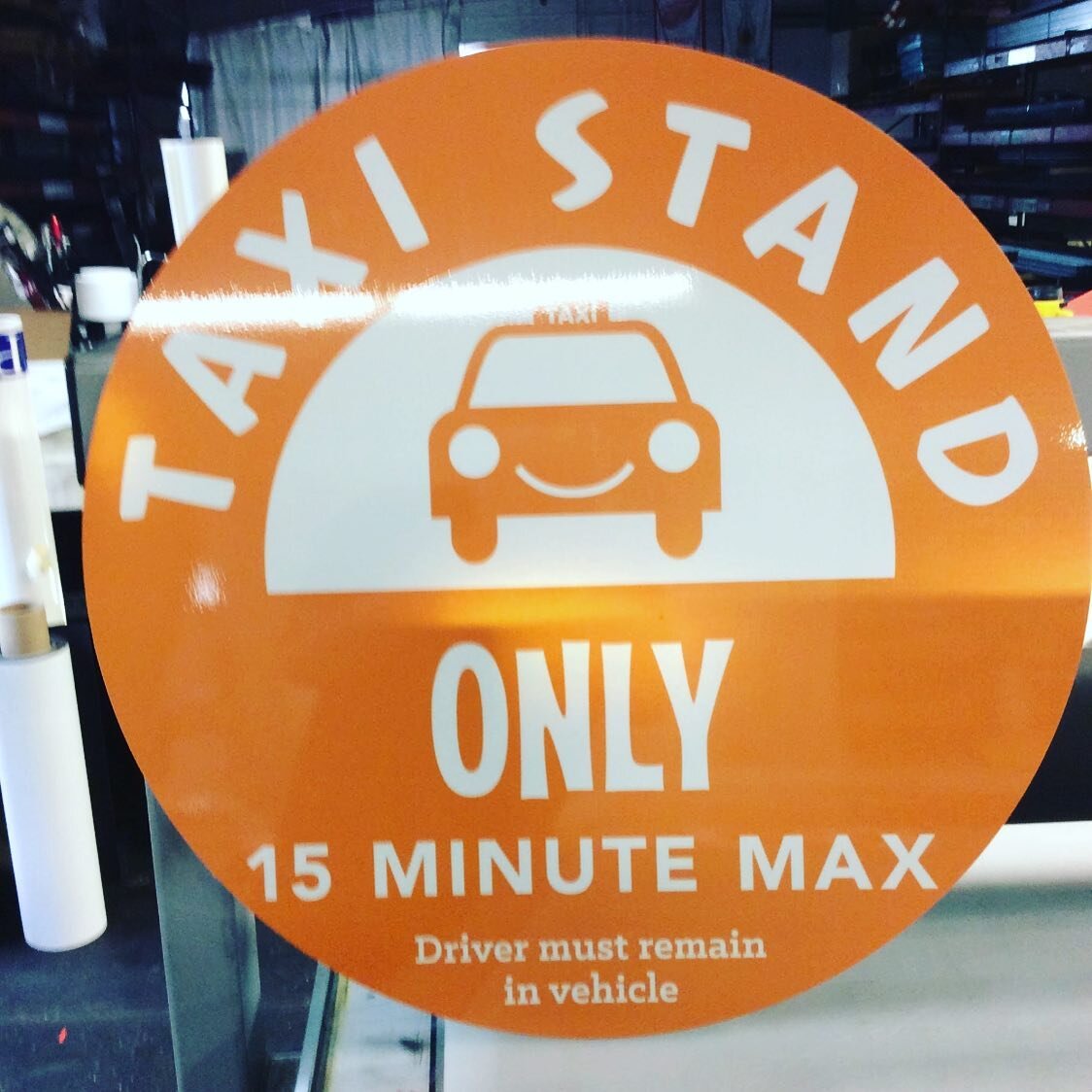 Perma-line Taxi Stand Sign #signage #customsignage