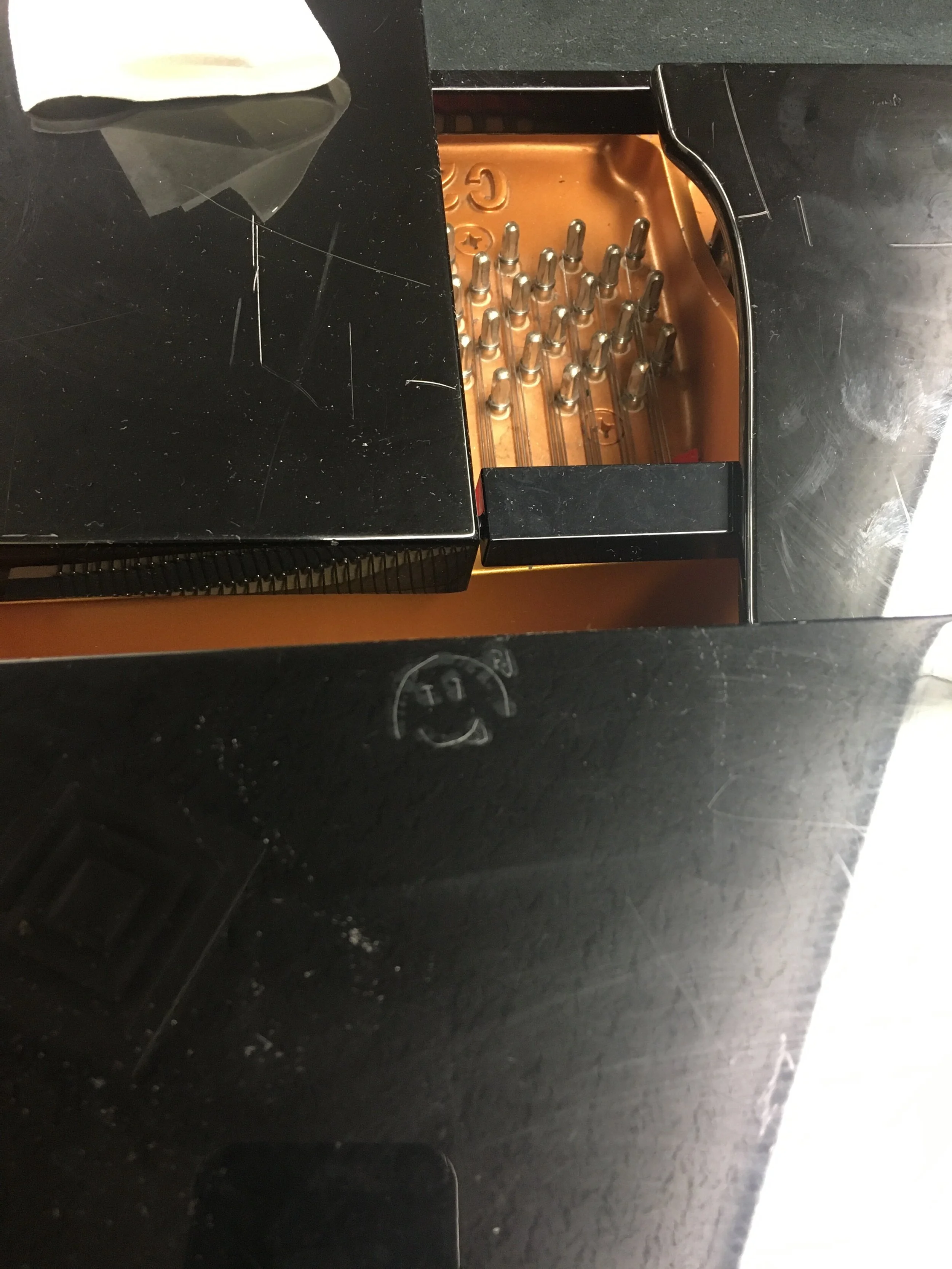 Yamaha C2 Graffiti Repair