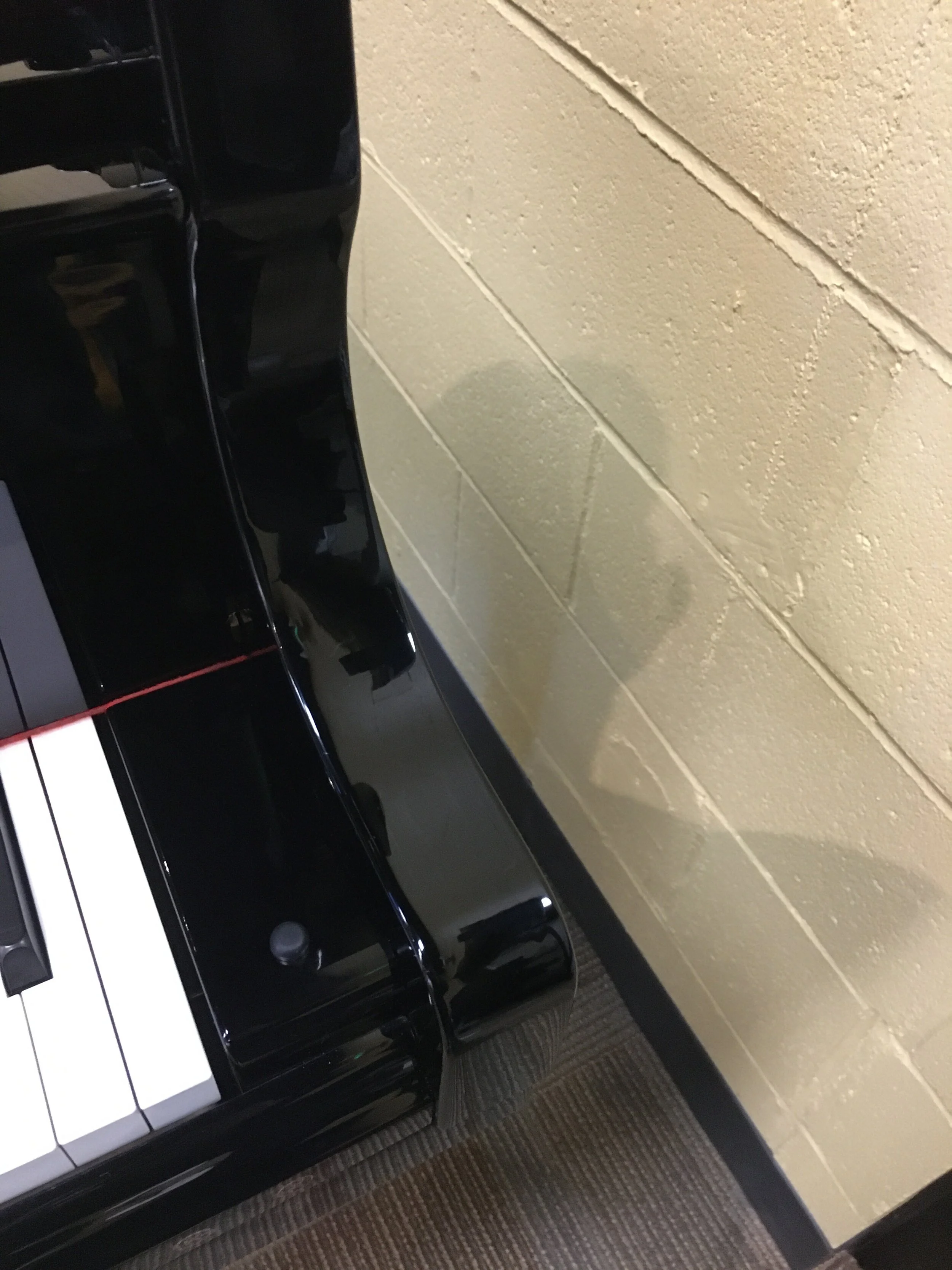 Samick Baby Grand scratches