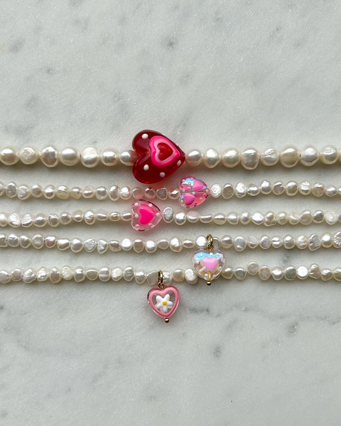 Pearls &amp; Hearts Collection 💗 which one would you choose for your valentine? 🧚🏼&zwj;♀️