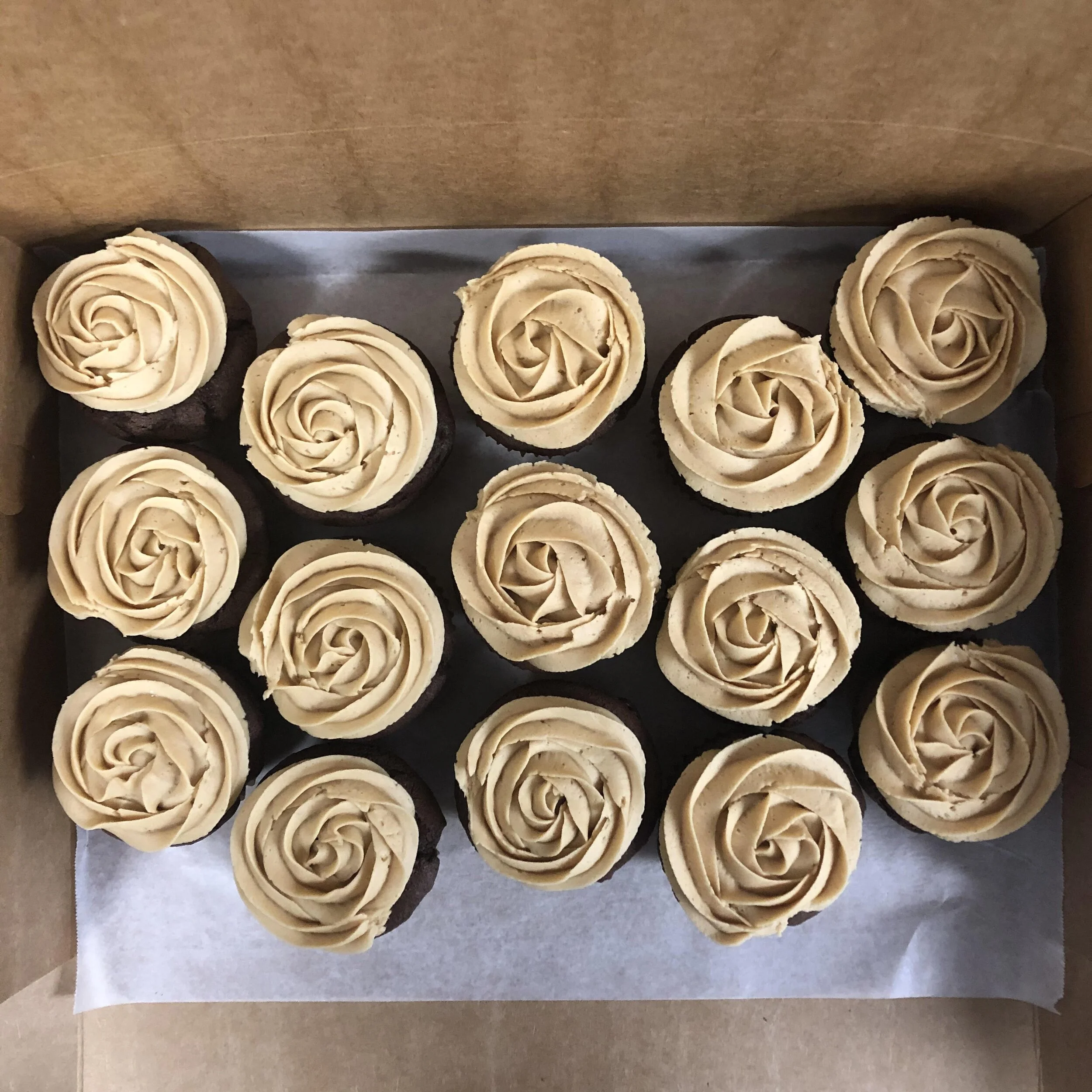   Mocha Cupcakes with Mocha Frosting  