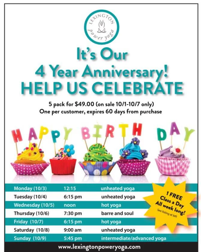 Anniversary SALE PACK and FREE classes