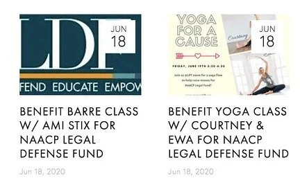Continuing to try to find ways to help support, be mindful and lean in our awesome teachers have created four more opportunities to give back. Sign up and details are on the schedule page of our website. 💜