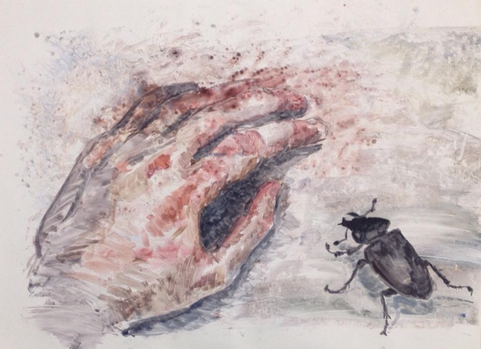 Hand and Beetle
