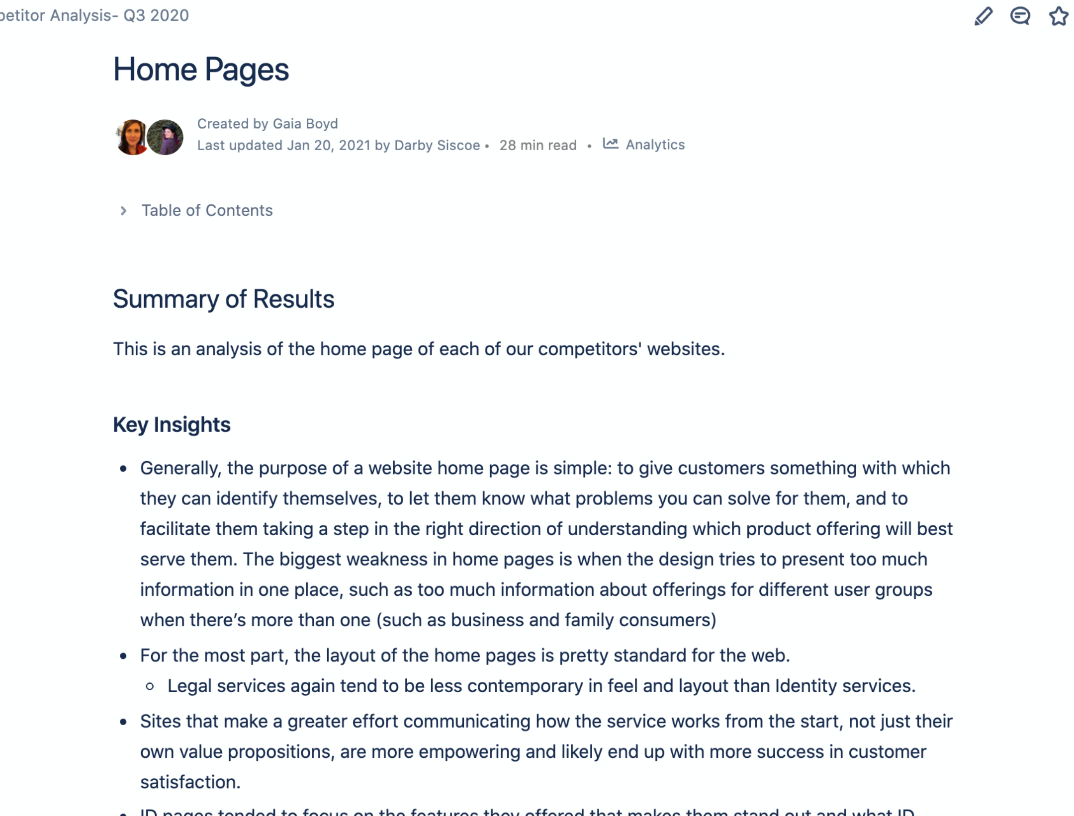 Home Pages