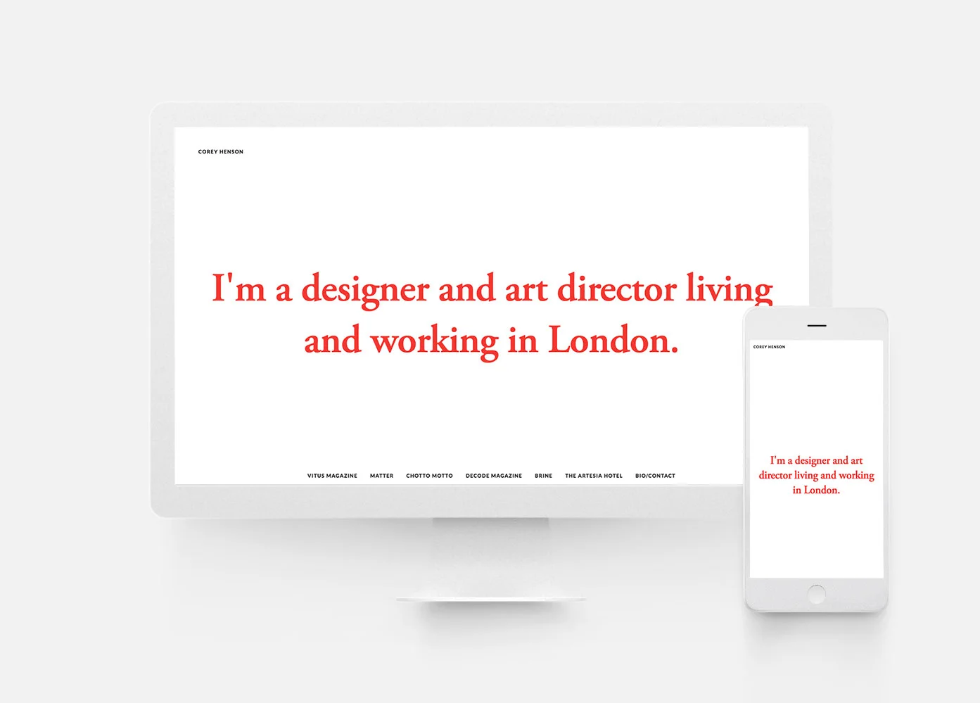 Squarespace Template Henson 10twelve Creative Agency Chicago