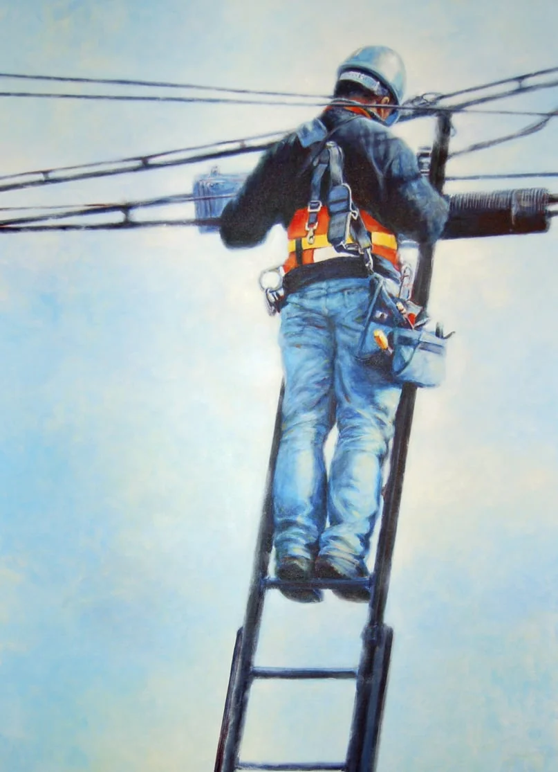 Lineman, 36"x48"