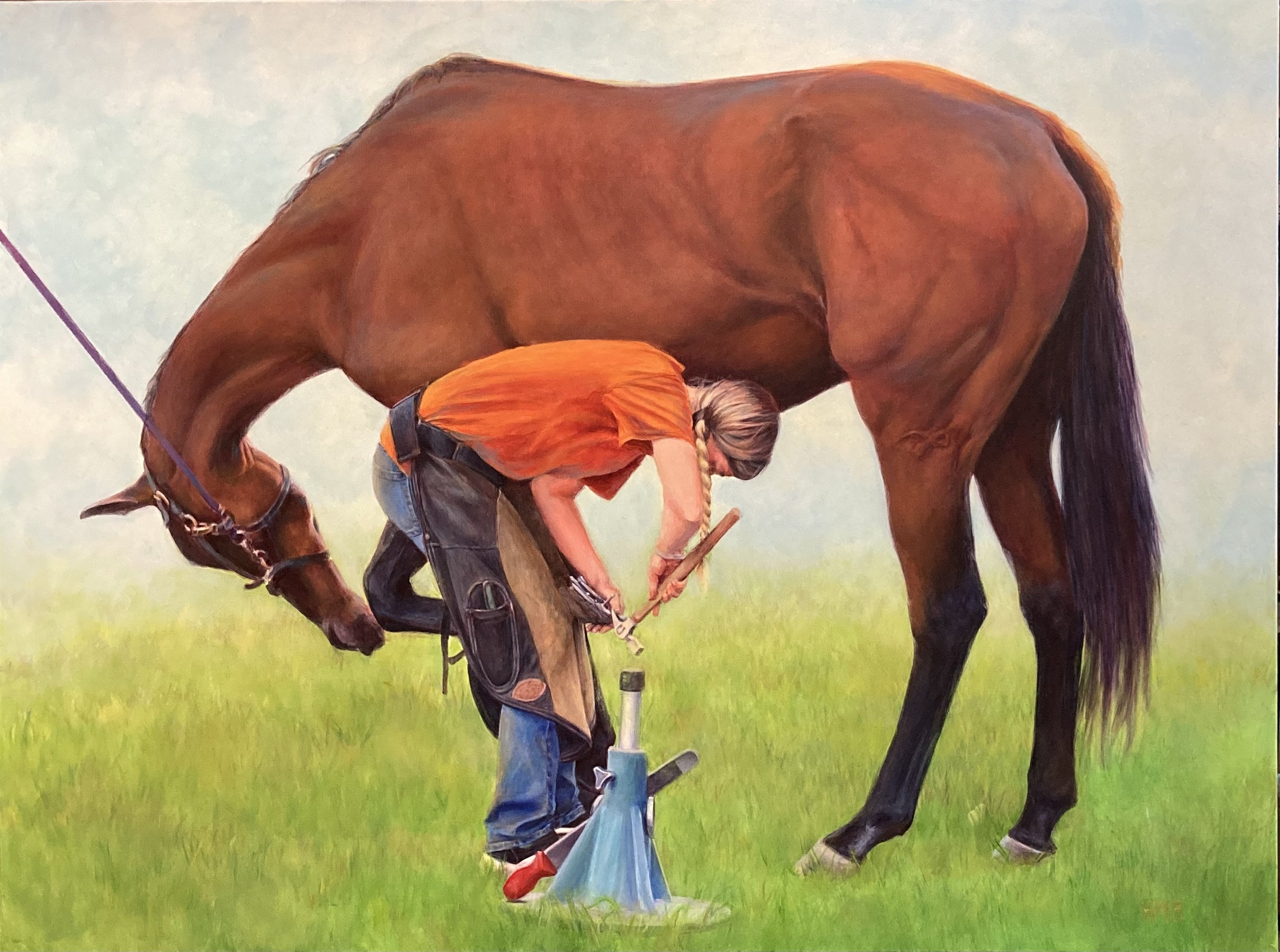 Farrier, 30"x40"