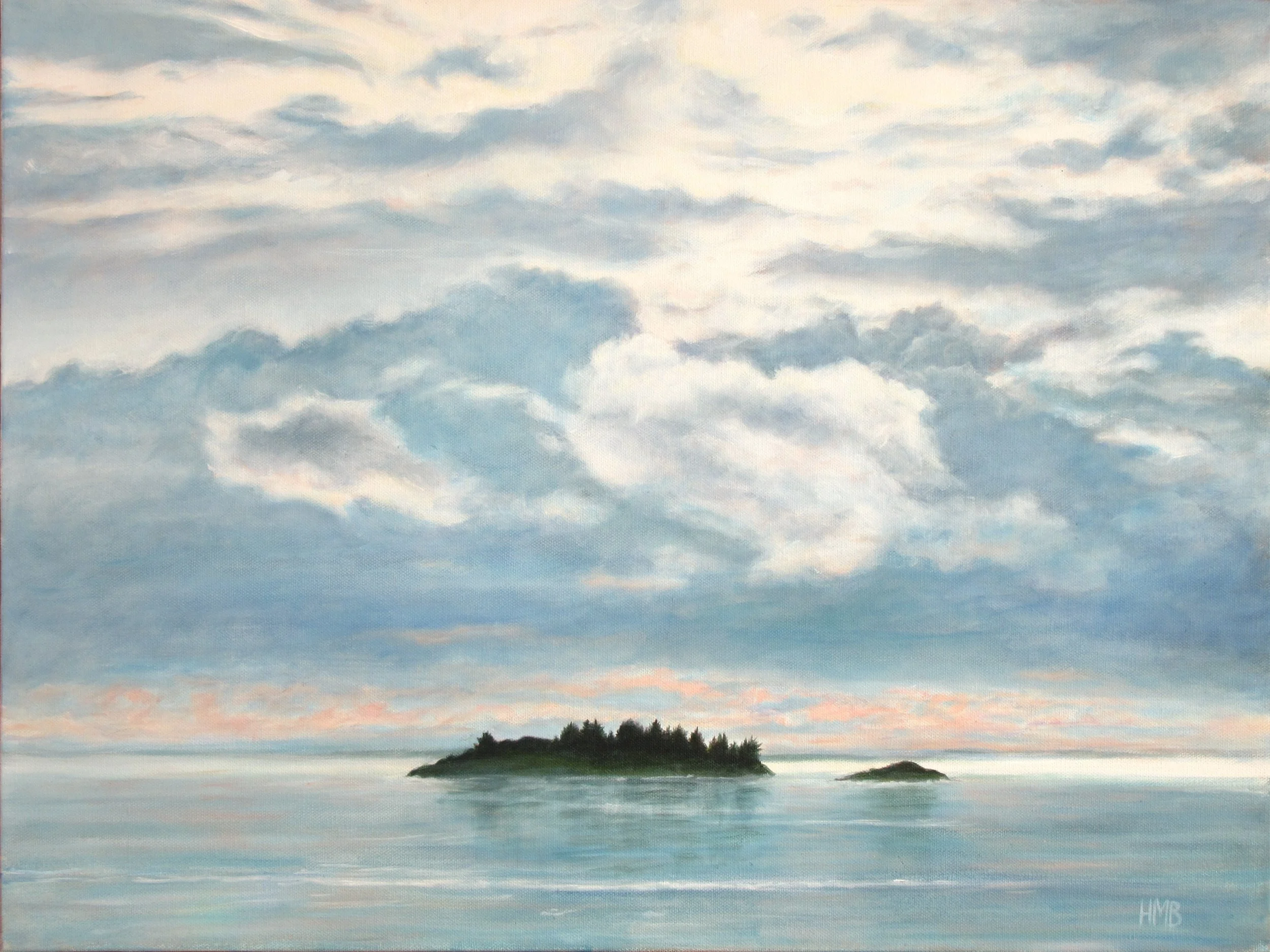 Little Island, Big Sky, 18"x24"