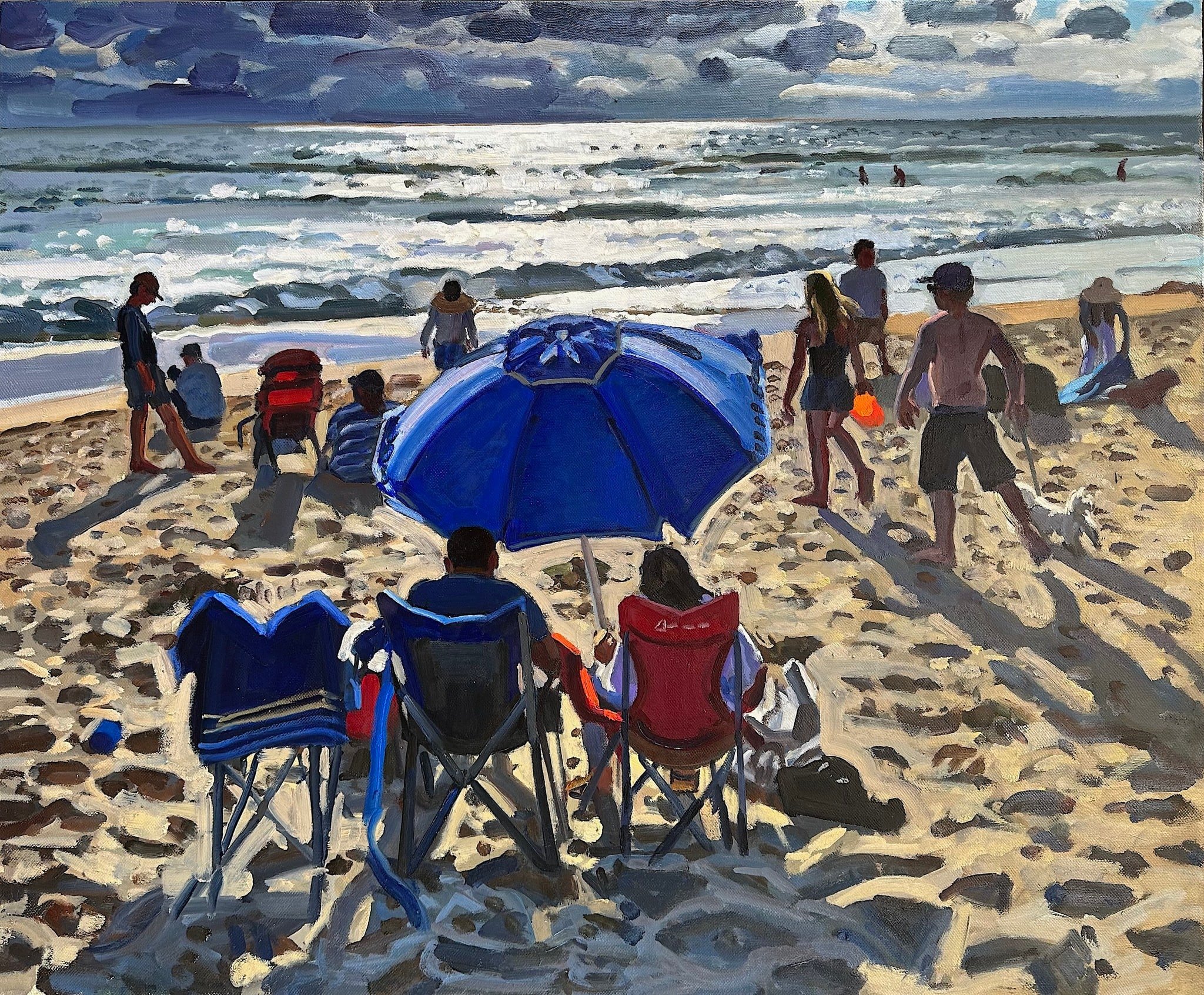 Blue Umbrella at Mission Beach  2023