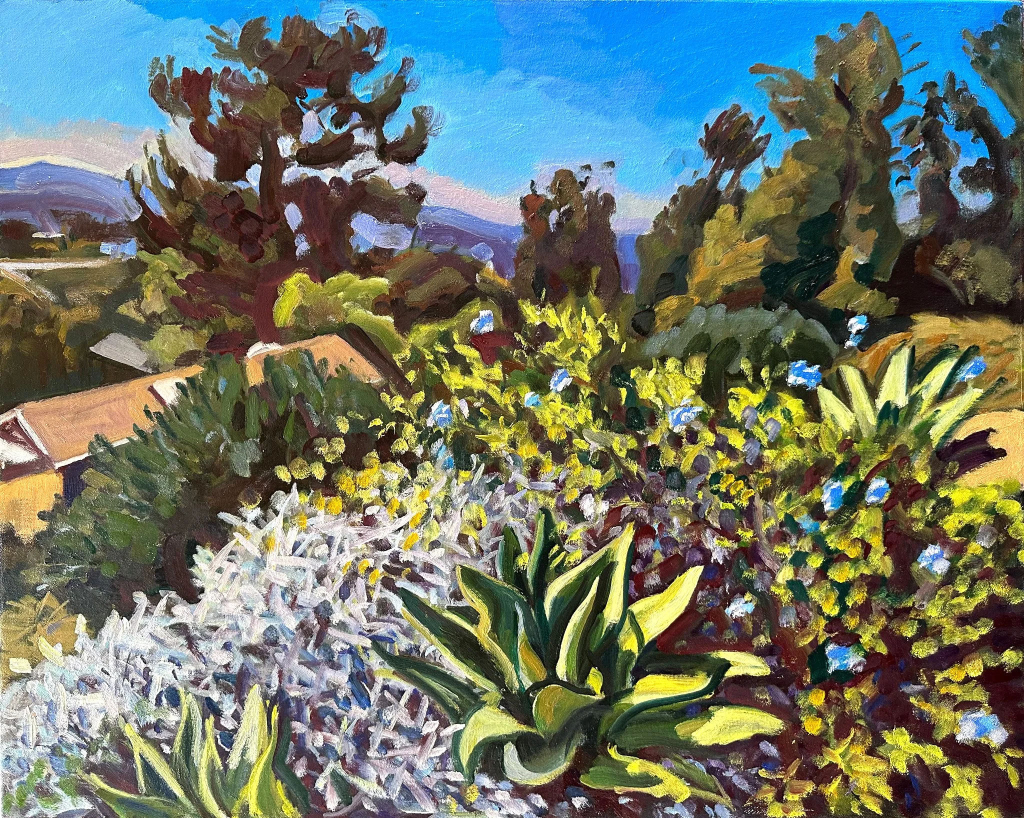 North to Cowles Mountain #1 24 by 30" 2025