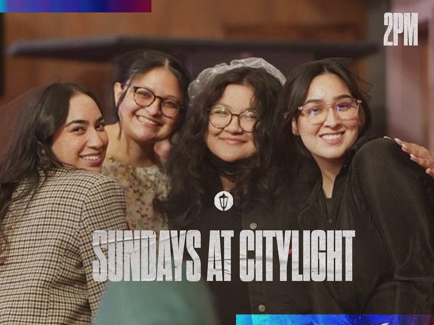 We invite you to join us tomorrow at 2:00pm for our Sunday Worship Service @citylight_church! 

Bring a friend and we will see you tomorrow! 
.
IN-PERSON SERVICE
1425 S. SPRINGER ROAD 
MOUNTAIN VIEW, CA.
2:00 PM
.
www.citylightonline.org
.
#WeAreCity