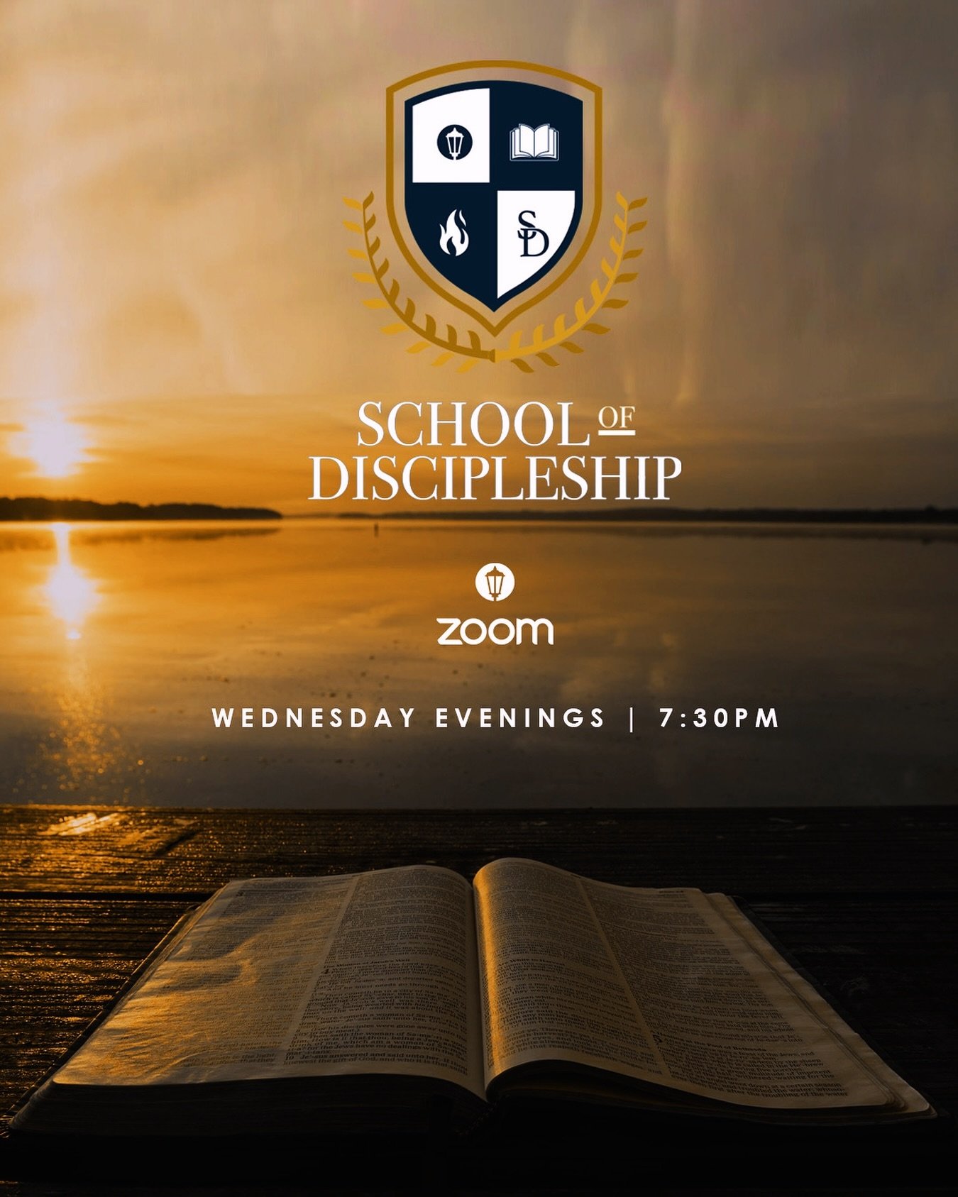 Our School of Discipleship Class is tonight at 7:30pm! 
Log on and get ready to learn! 

See you tonight.
.
SCHOOL OF DISCIPLESHIP CLASS
WEDNESDAY EVENINGS 
7:30PM

REGISTRATION IS REQUIRED TO JOIN
.
www.citylightonline.org
.
#SchoolOfDiscipleship
#S