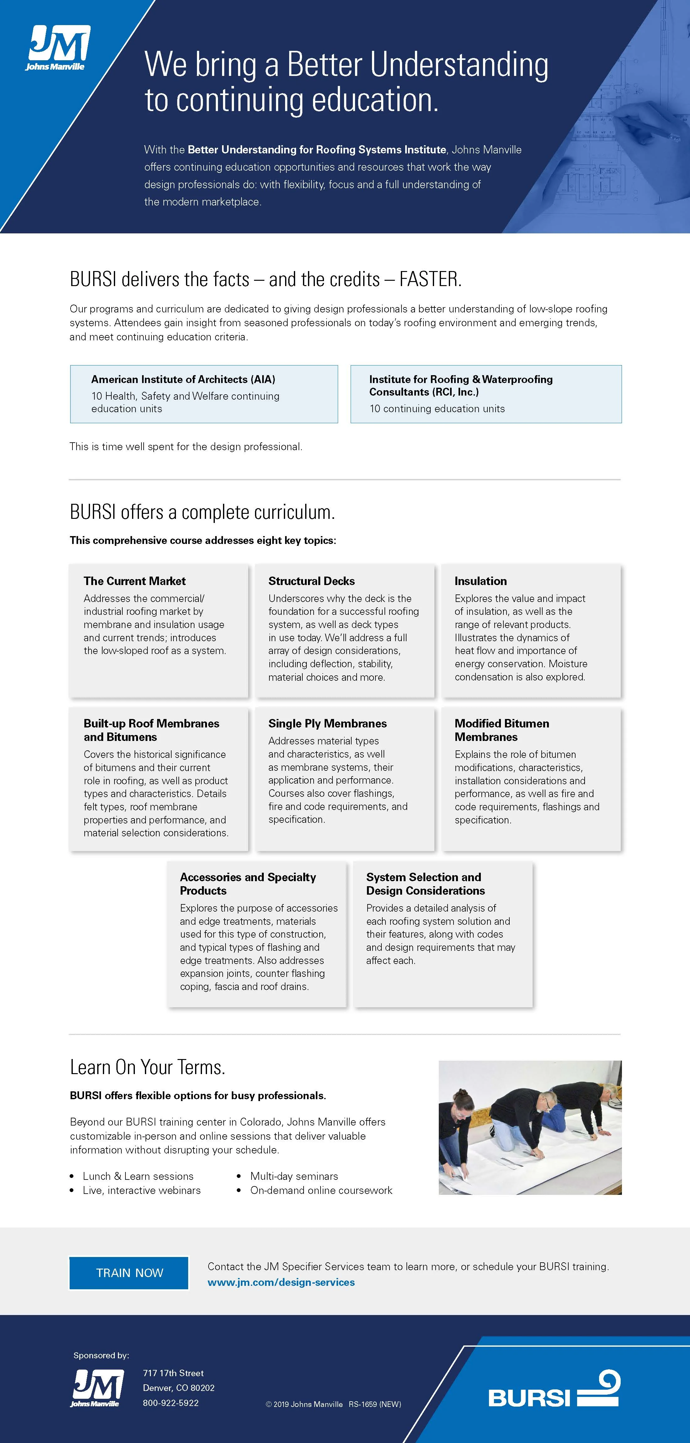 BURSI - Better Understanding of Roofing Systems Institute