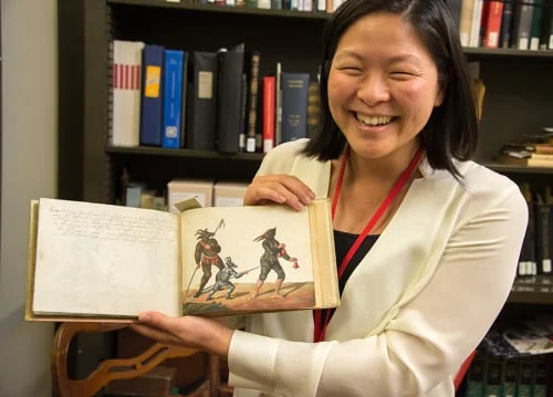 Me with the Huntington's Schembartbuch