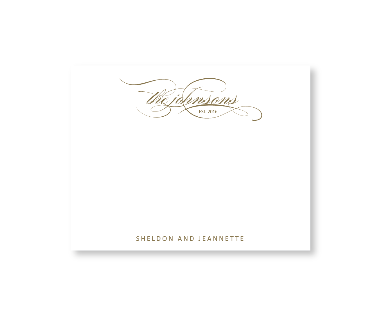 Custom Personalized Note Cards Put It On Paper Stationery