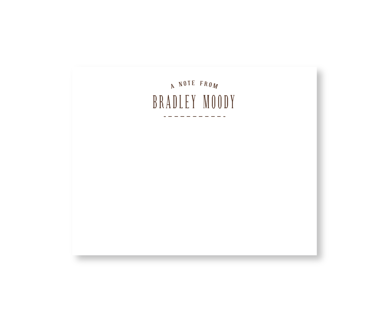 Custom Monogram Note Cards Put It On Paper Stationery