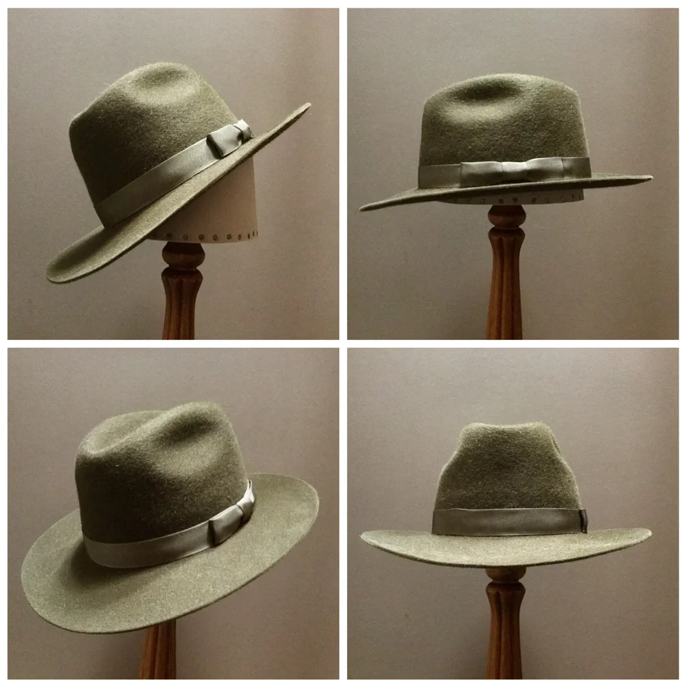 Fedora Short Crease 8 — Óptimo Hatworks | Custom Hats | Beaver Rabbit ...