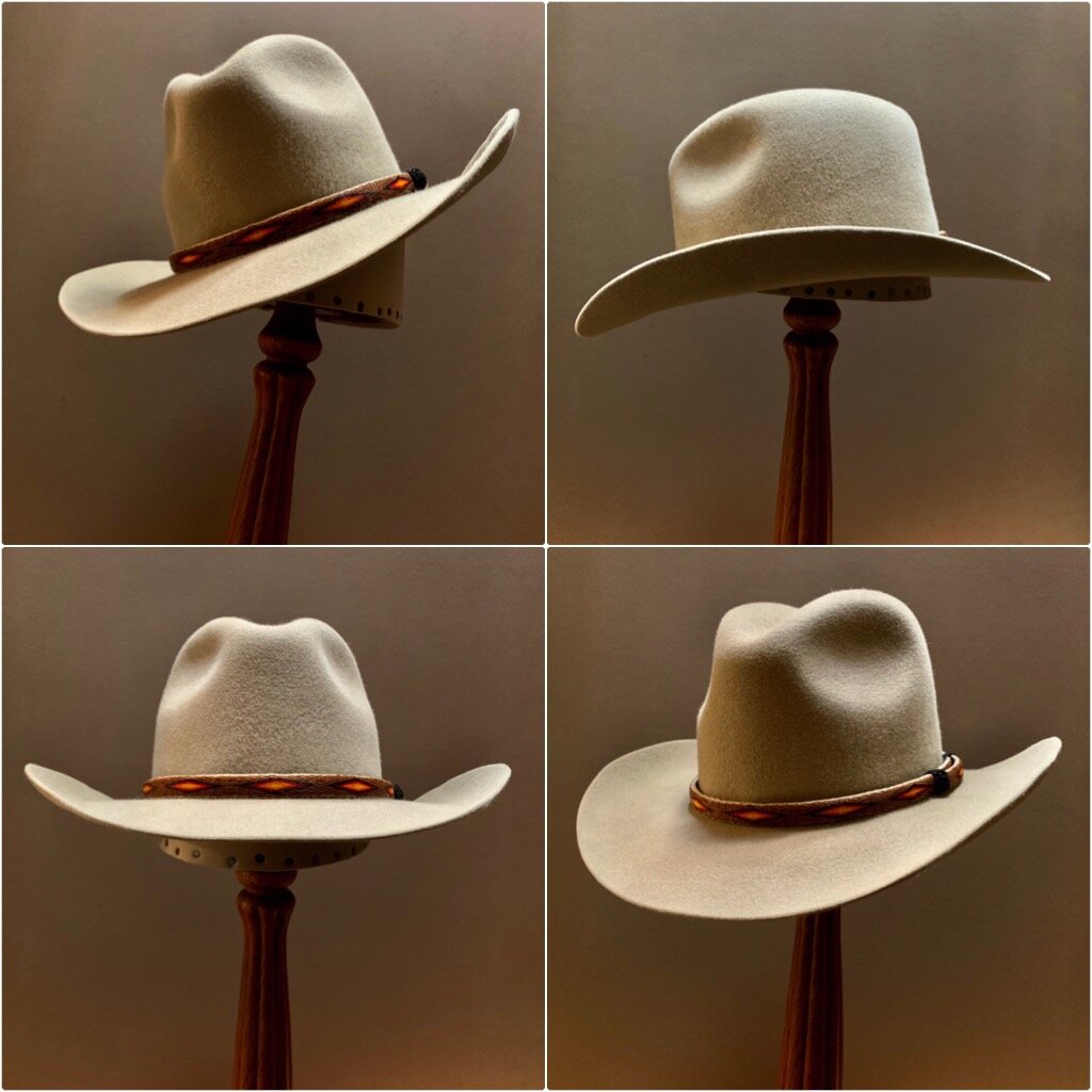 Óptimo Hatworks, Custom Hats, Beaver Rabbit Panama Straw