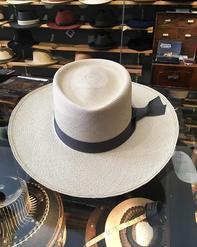 ✨ PROMOTION!✨ We are offering 25% off custom Panama Straw hats!
.
Give us a call at (520) 432-4544 and let us talk you through the measuring process over the phone, and discuss all the details you have in mind. It&rsquo;s our joy and our pleasure! We