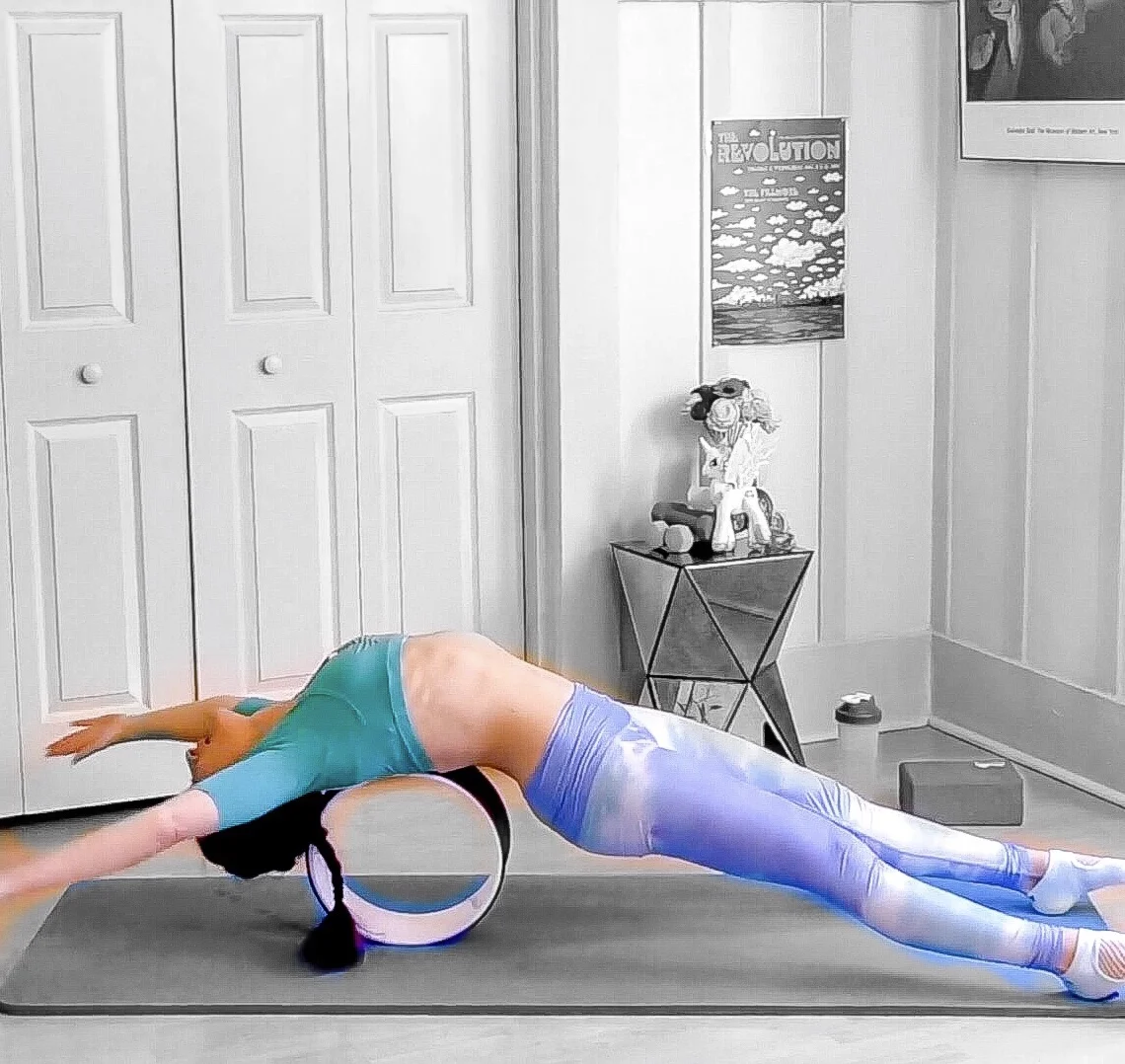 yoga wheel workout