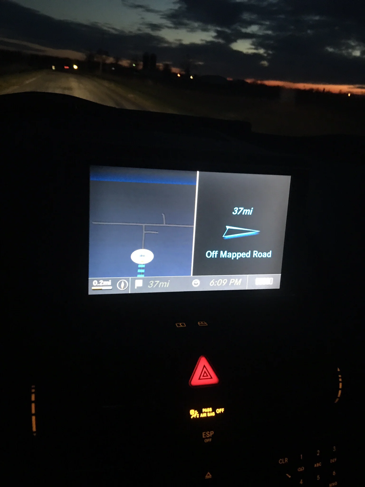 Off napped road?  