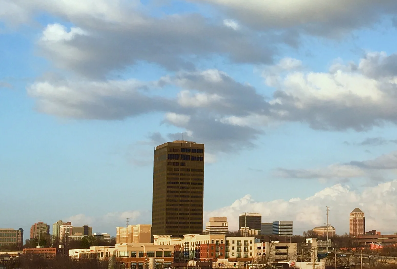 Today day 33 shows the skyline of Clayton.  