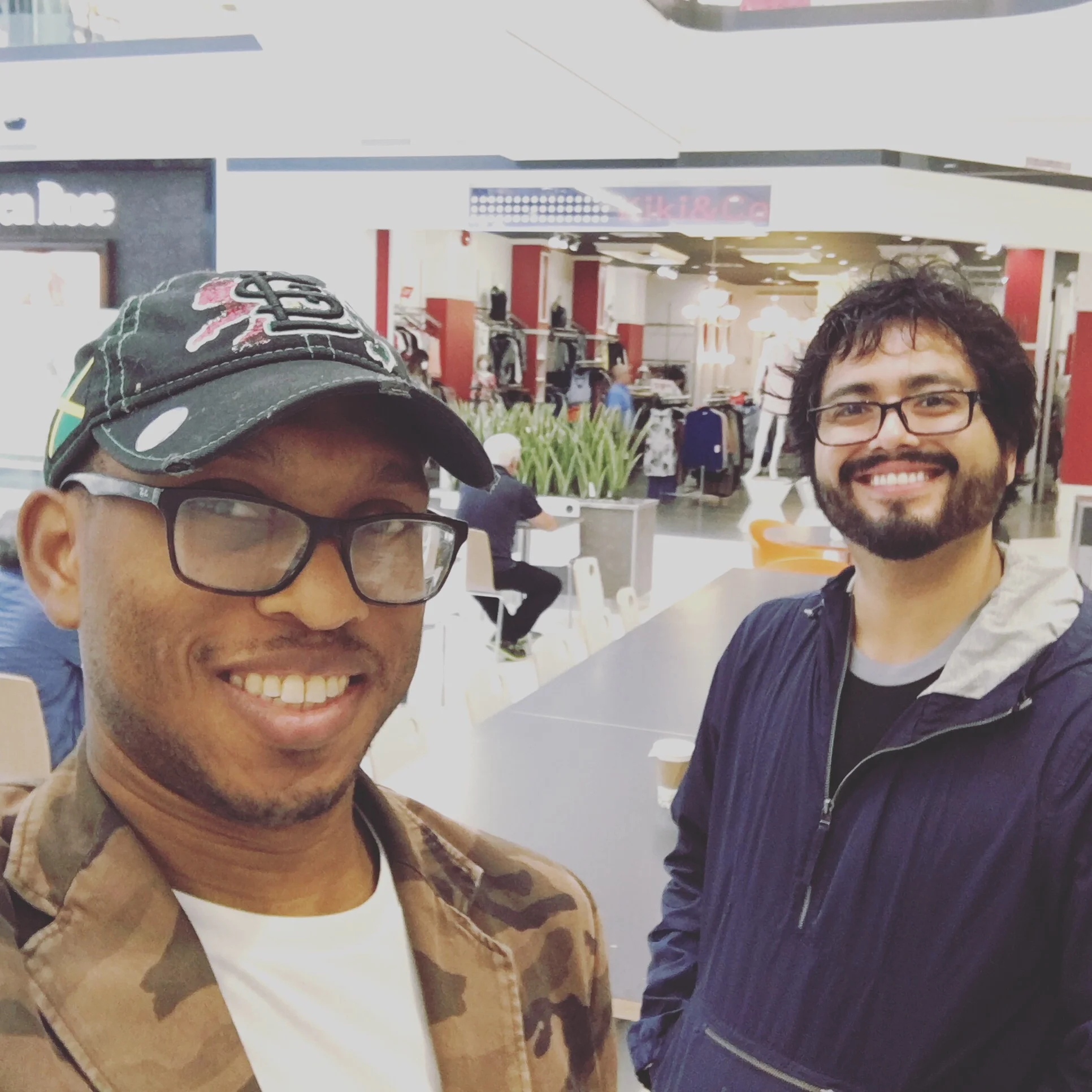 All smiles after our bellies were filled.  