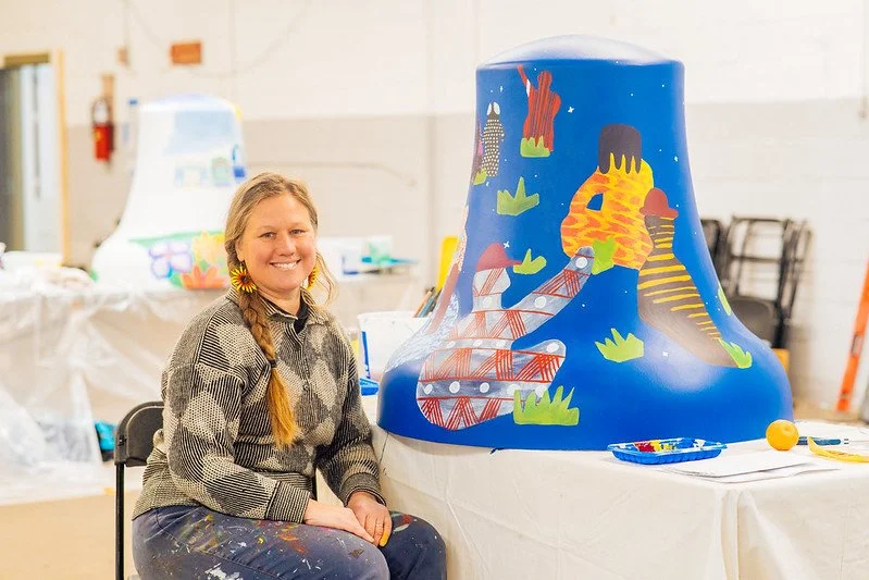 Who's Your North Star?, acrylic on fiberglass, 2026