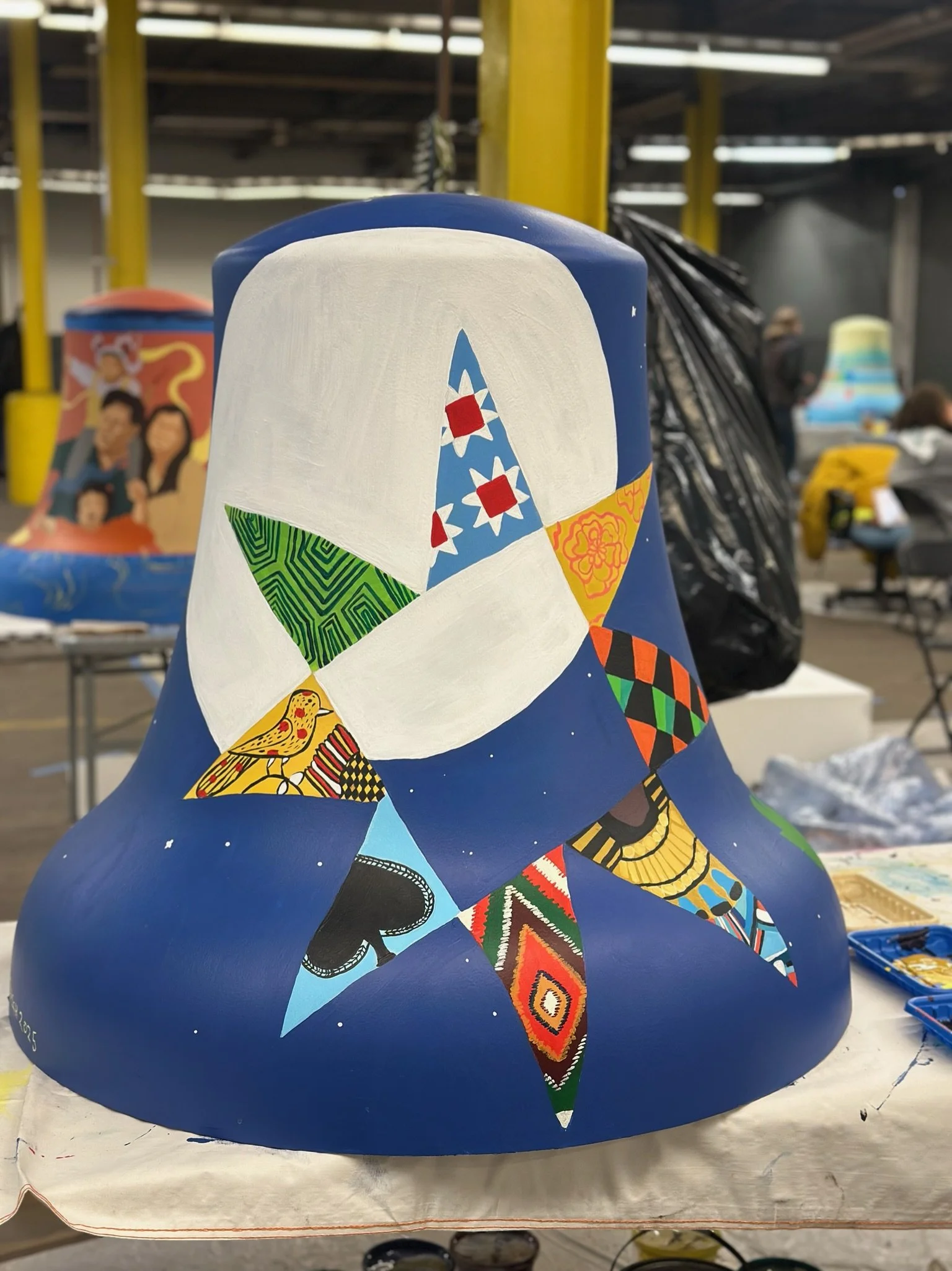 Who's Your North Star?, Acrylic on Fiberglass, 2026