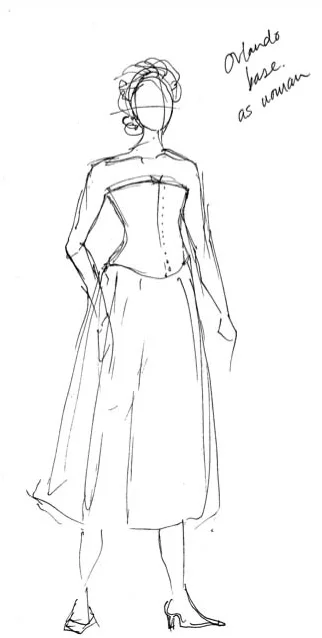Orlando is transformed into a woman