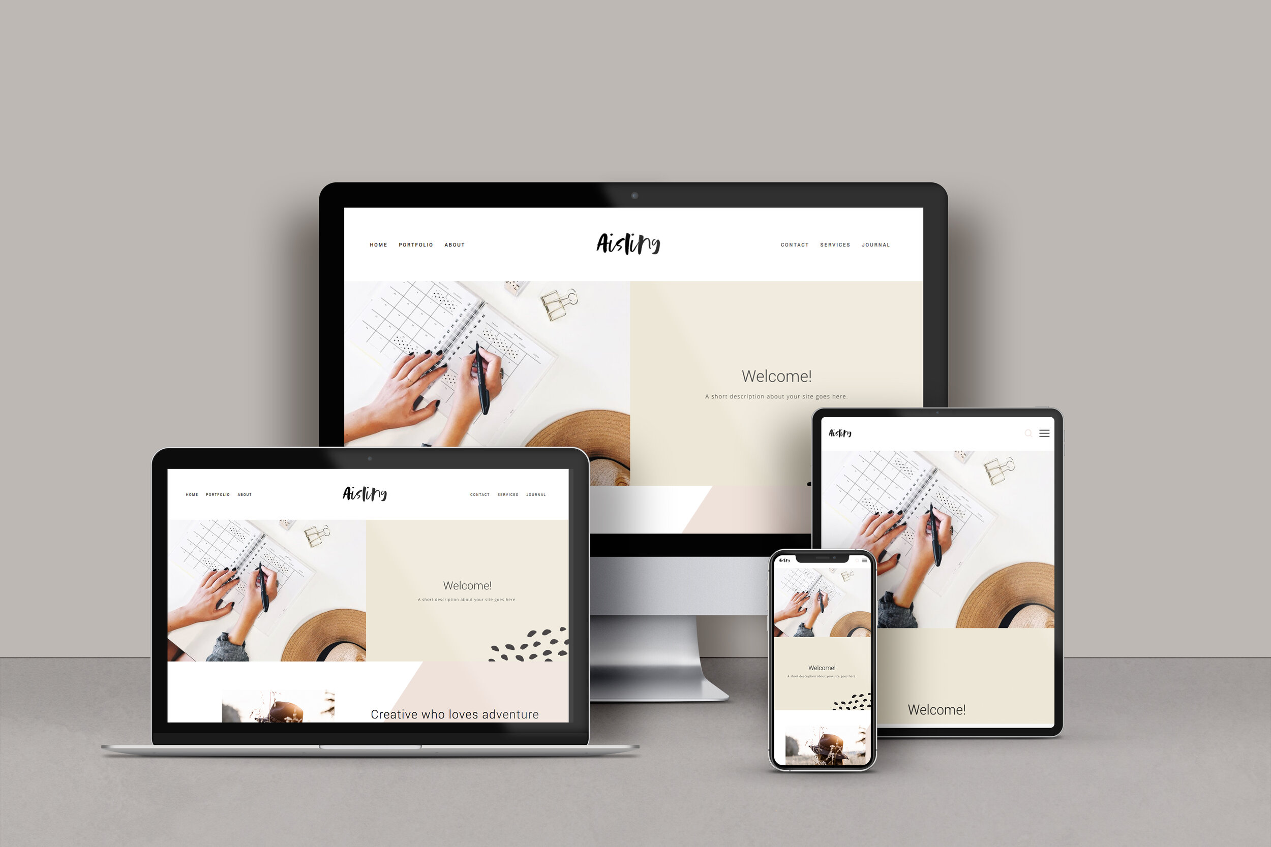 Aisling Squarespace Template — Forth and Wild