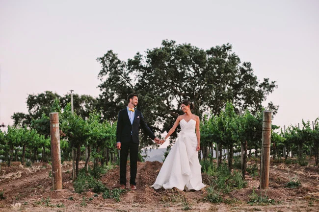 J Wiley Photography Gainey Vineyard Wedding Felici Events vineyard backdrop
