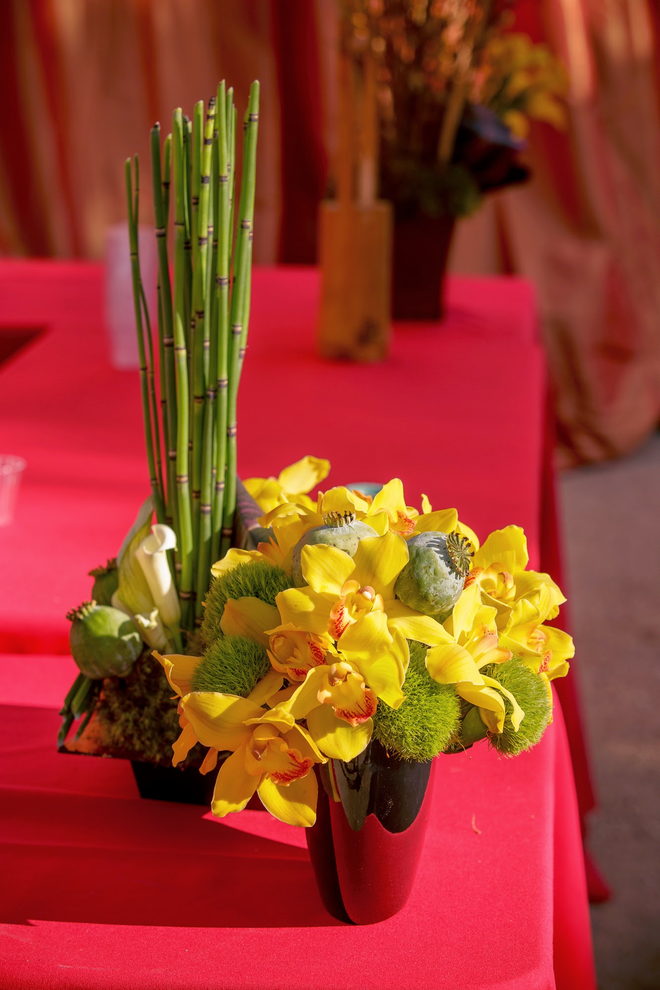 felicievents.com | Corporate Event planner | Asian Theme Dinner | Fundraiser | Non-Profit | Asian Floral Inspiration