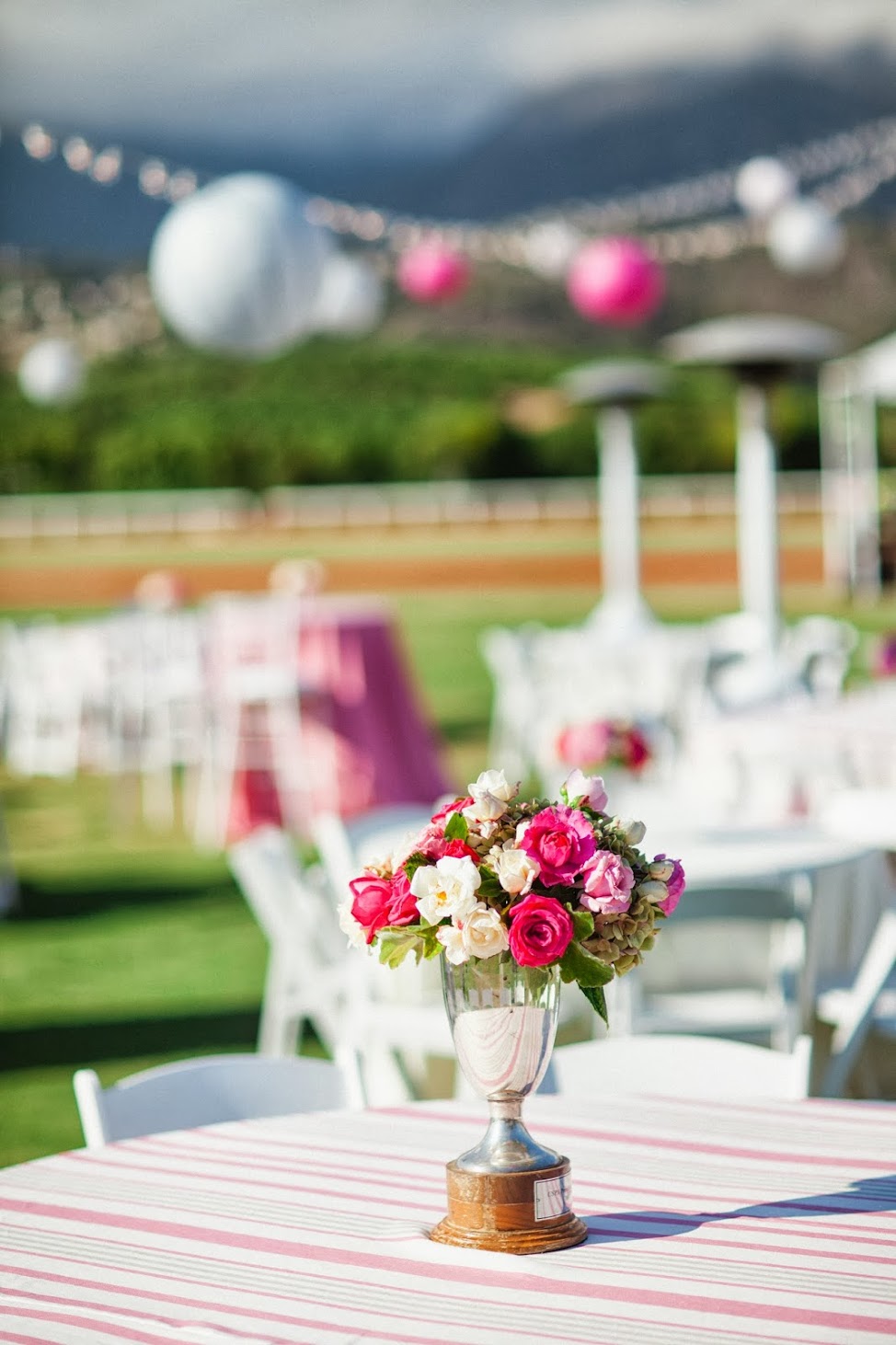 www.FeliciEvents | Pink Polo Party | Funraising Event | Felici Fundraiser | Polo Theme | Clarissa Koenig Photography |  Pink Flowers | Pink Lanterns